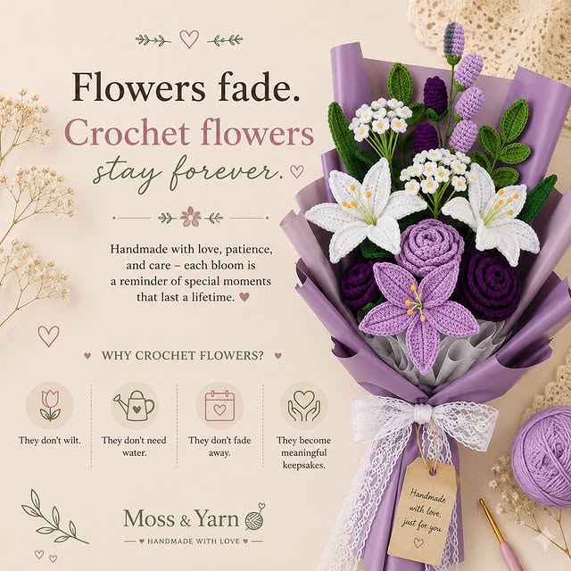 Moss & Yarn brand card with the studio logo